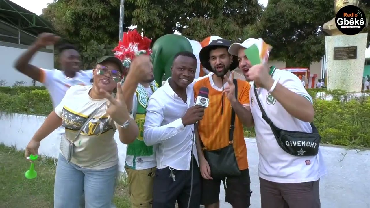 #BOUAKE// DEFAITE DE LA #CÔTE D'#IVOIRE FACE AU #NIGERIA, LES #SUPPORTERS SONT SOUS LE CHOC