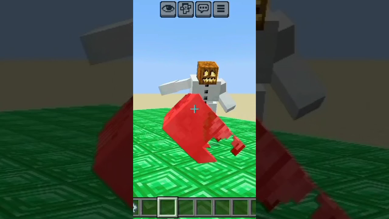 Zoglin vs mutant snow golem #minecraft