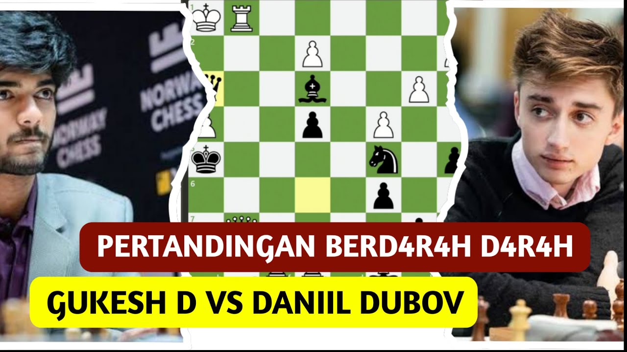 GUKESH DIBUAT TAK BERKUTIK OLEH DANIIL DUBOV #daniildubov #gukesh #catur #chess