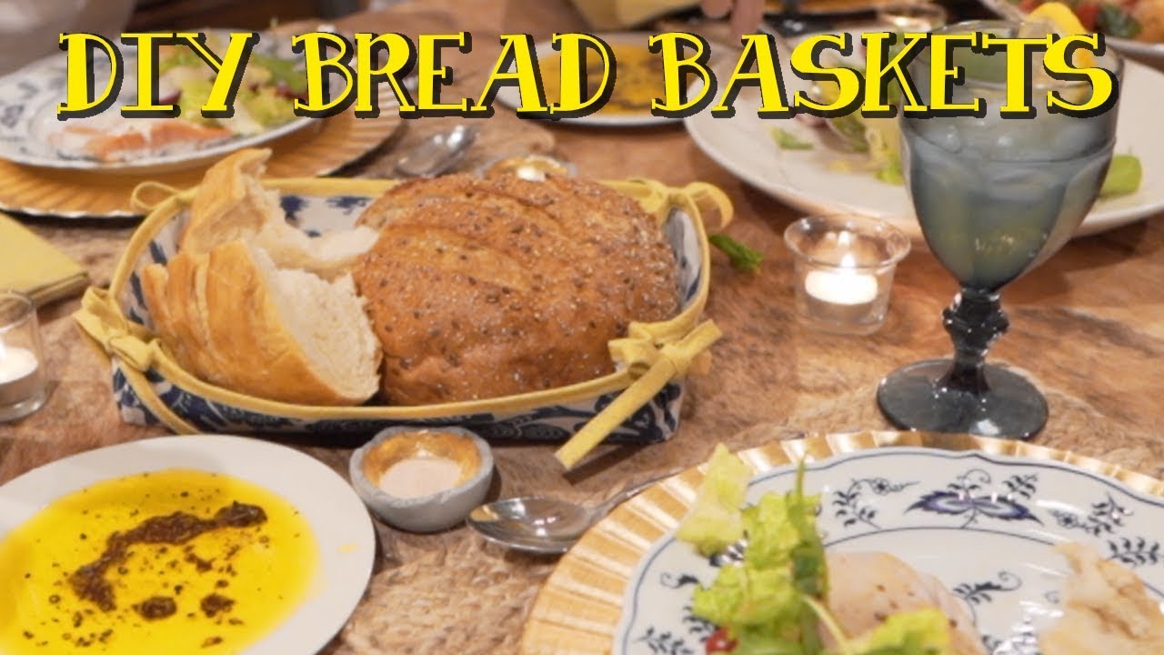 🥖😍 Cute DIY French Bread Baskets