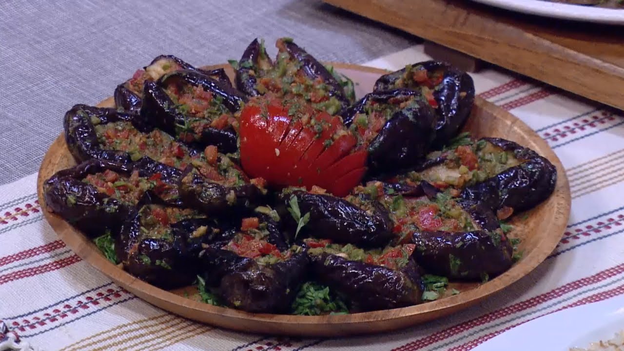 طريقة عمل l باذنجان مخلل l مع الشيف مروة الشافعي