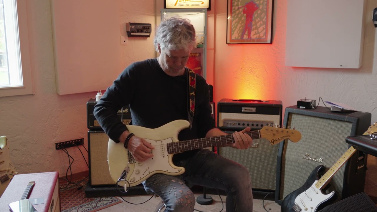 GOSIA STONECASTER with LINDY FRALIN WOODSTOCK PICKUPS