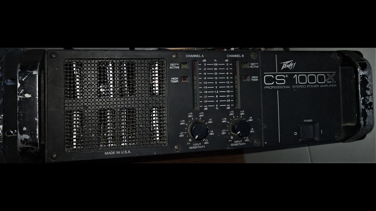 PEAVEY cs1000X. cómo determinar fallas (triac).