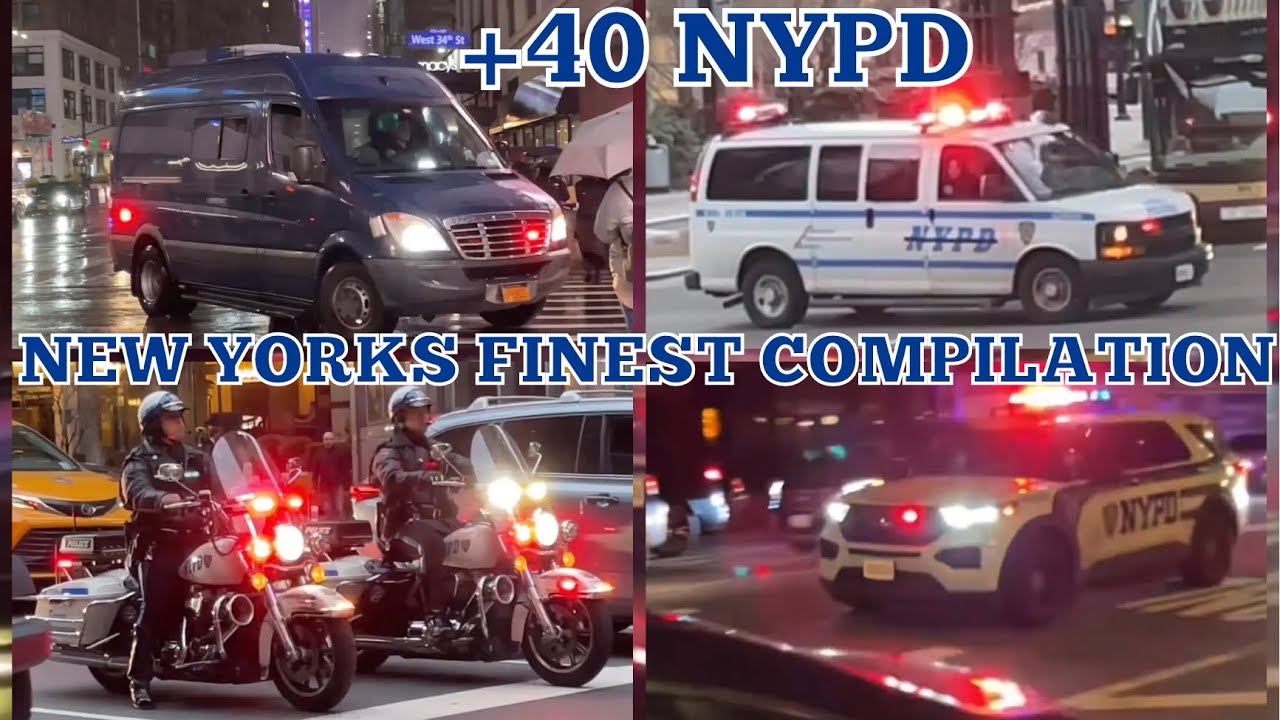 **NEW YORKS FINEST COMPILATION** Various New York Police Agencies Responding  | NYPD