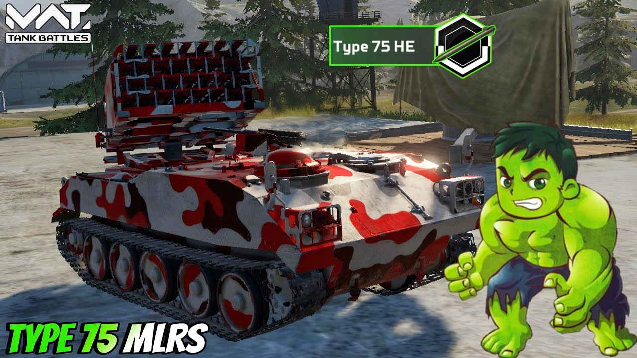 TYPE 75 MLRS - Tiny But Deadly Mlrs ☠️ MWT : TANK BATTLES 