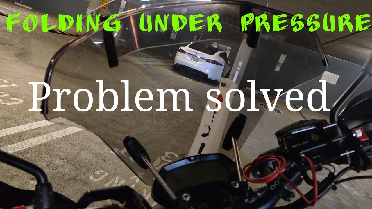 MRA universal and Zero windshields high speed folding problem fix.