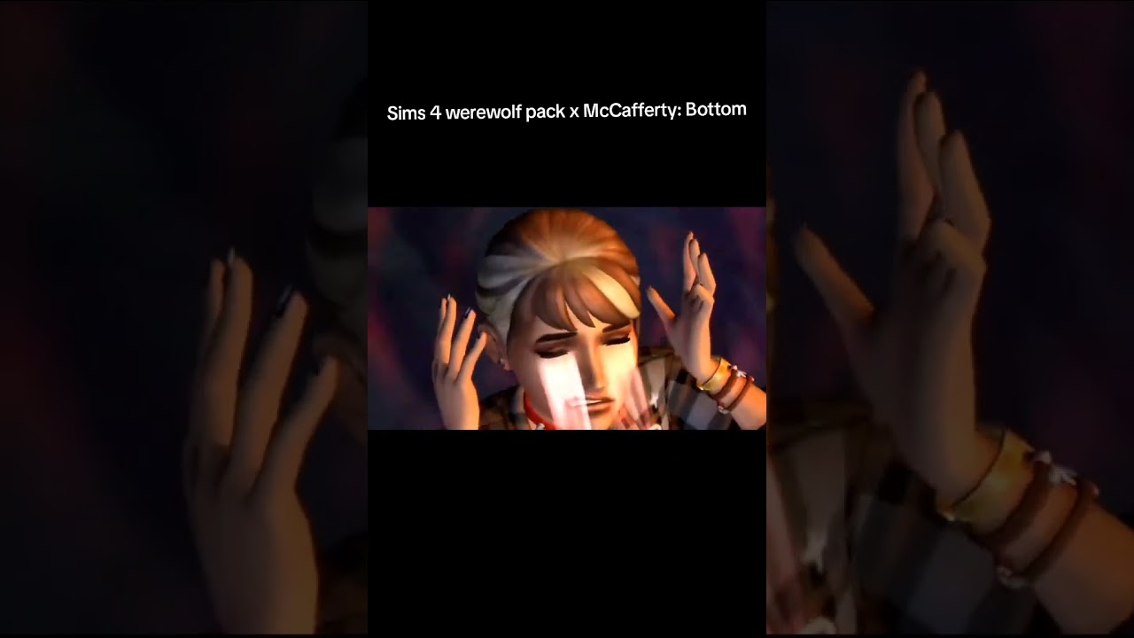 Sims 4 werewolf pack x McCafferty Bottom. I hope I don't get copyright 😬...