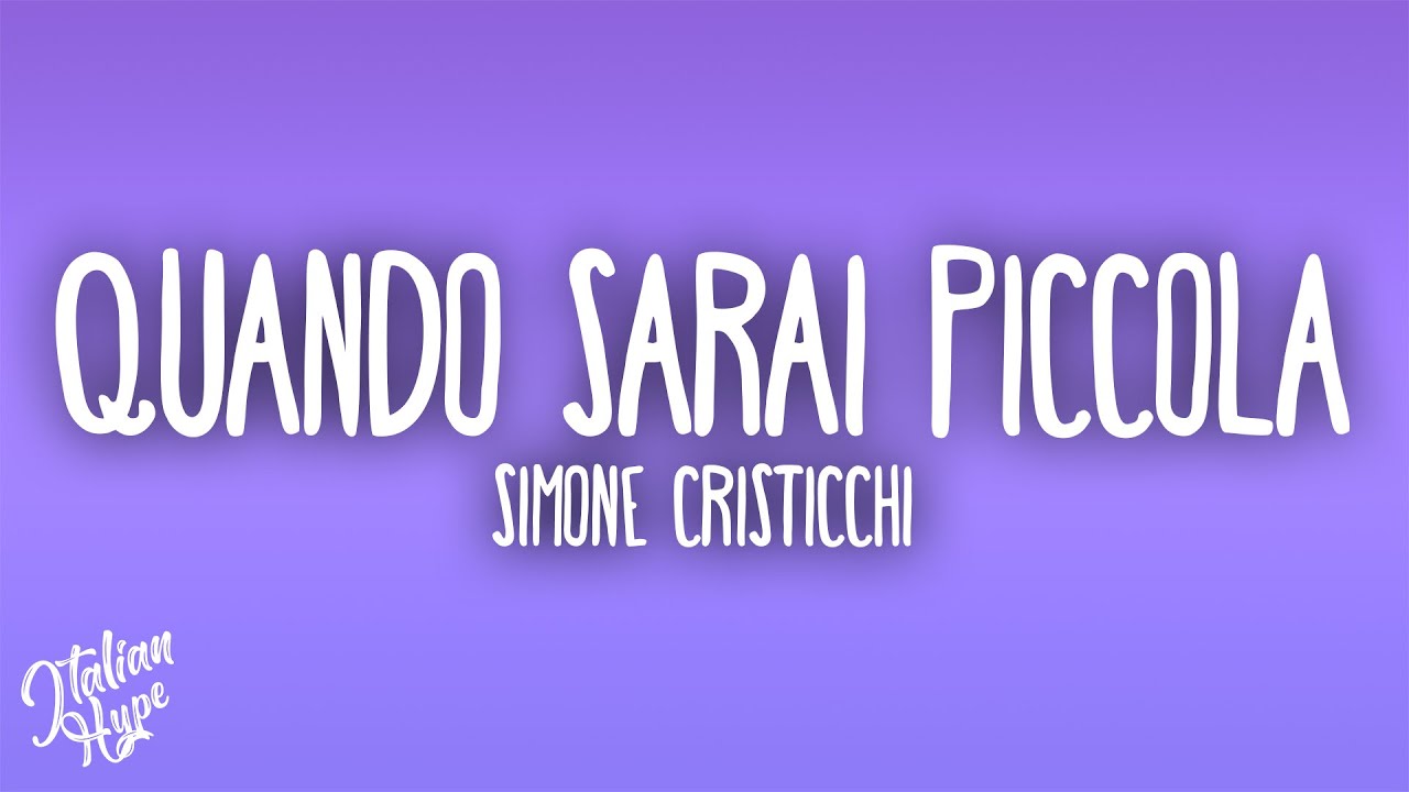 Simone Cristicchi - Quando sarai piccola (Sanremo 2025)