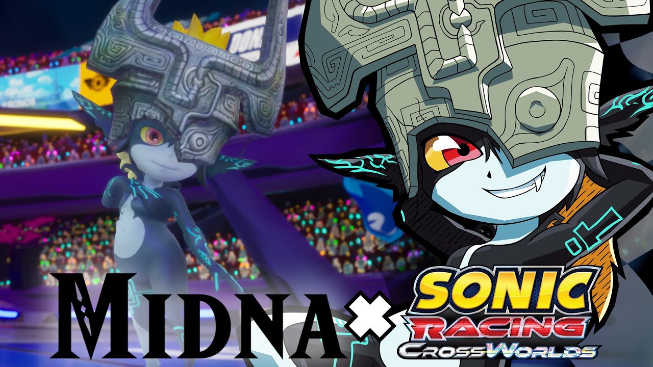 Midna Mod Trailer for Sonic Racing: CrossWorlds