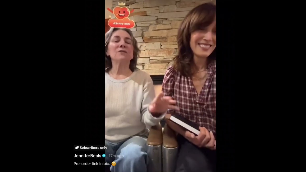 Jennifer Beals live on TikTok with Eileen Chaiken