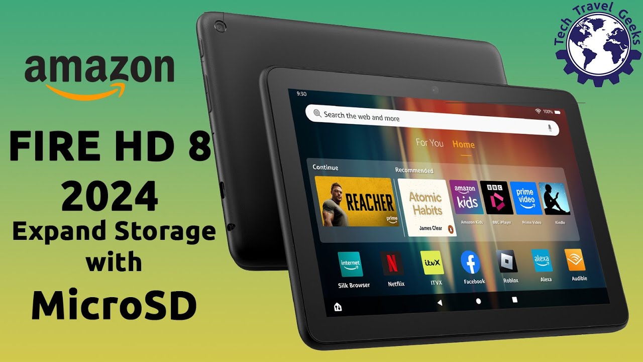 Как расширить хранилище Amazon Fire HD 8 (2024) с помощью MicroSD #MicroSD #storage #firehd8