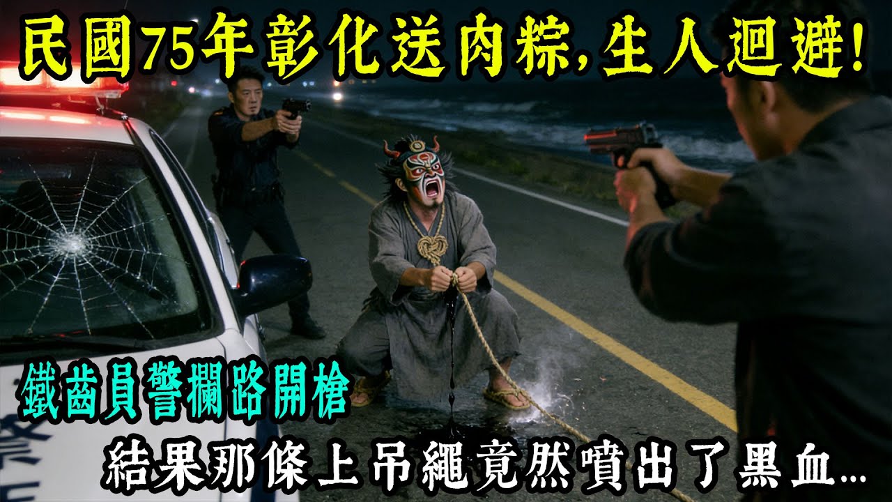 【老王故事會】民國75年彰化送肉粽，生人迴避！鐵齒員警攔路開槍，結果那條上吊繩竟然噴出了黑血...#原創 #情感 #民間故事 #真實故事 #中老年生活 #台灣