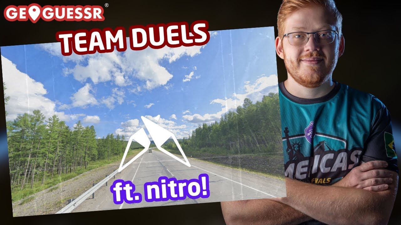 TOP DUO BR no RANKED NOVAMENTE! - Geoguessr Team Duels ft. nitro