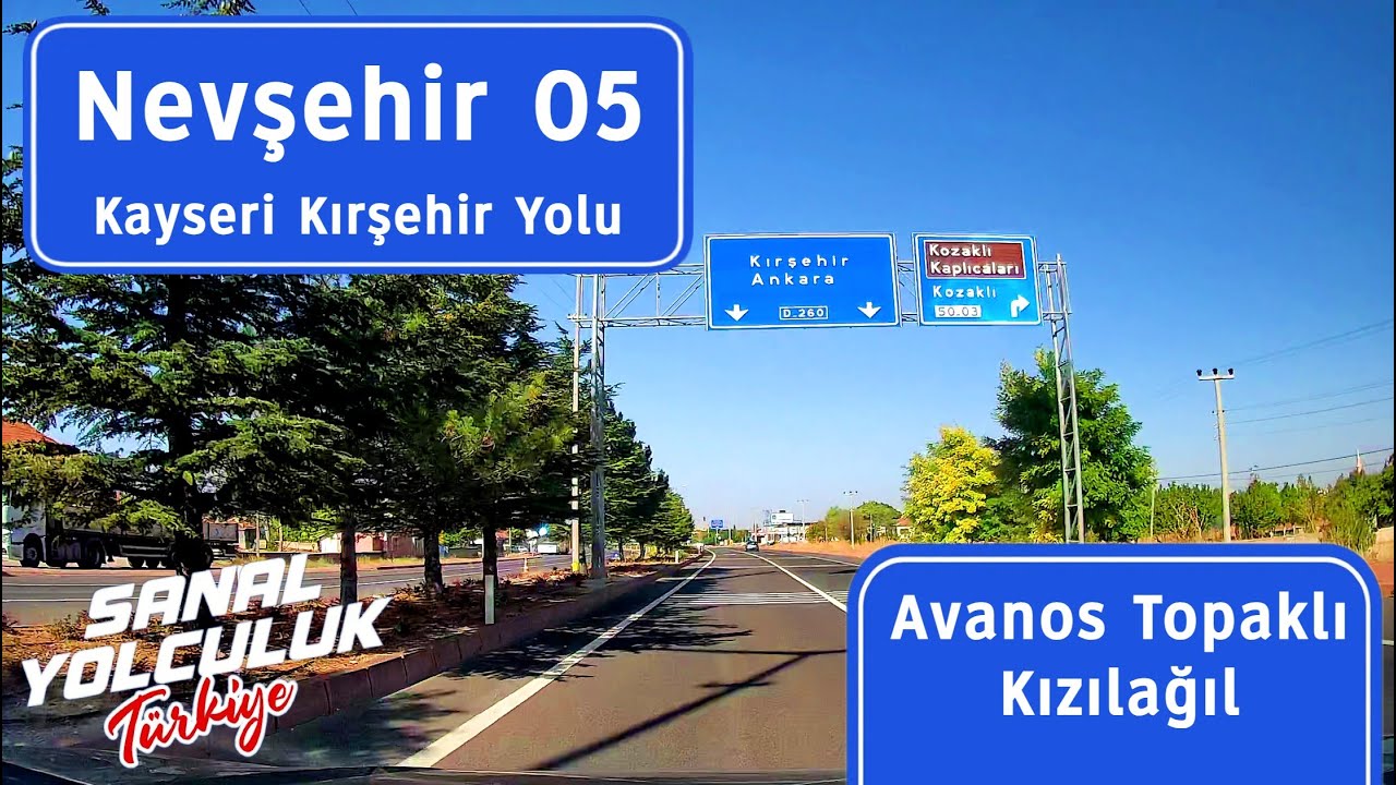 Nevşehir 05: Kayseri Kırşehir Yolu Avanos Topaklı Kızılağıl