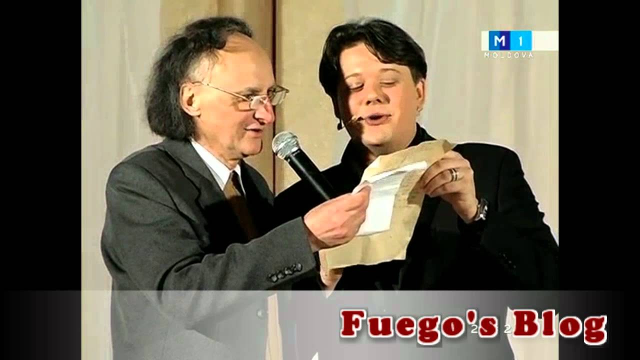 Fuego si Grigore Vieru - ultima aparitie impreuna (Cahul, 15 ianuarie 2009, TV Moldova 1)