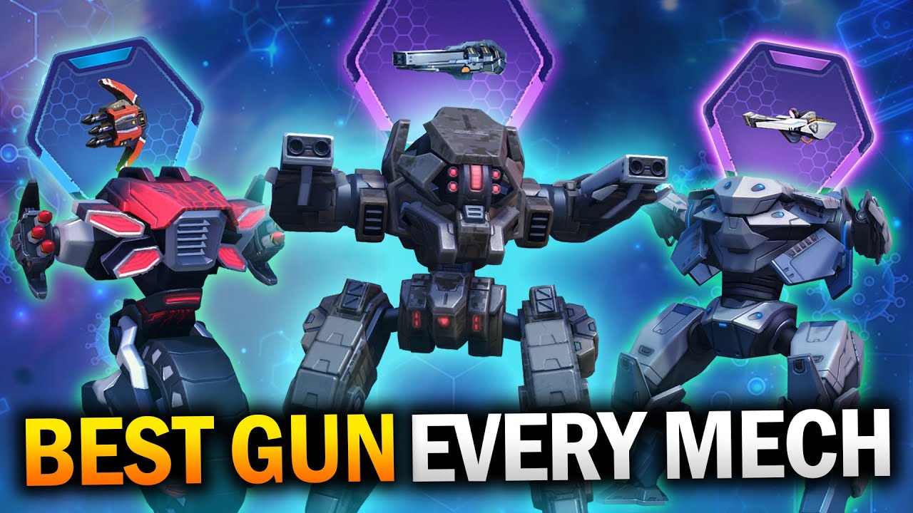 BEST WEAPONS for EVERY EARLY GAME MECH (Must-Buy Guns!) - Mech Arena Beginner Guide