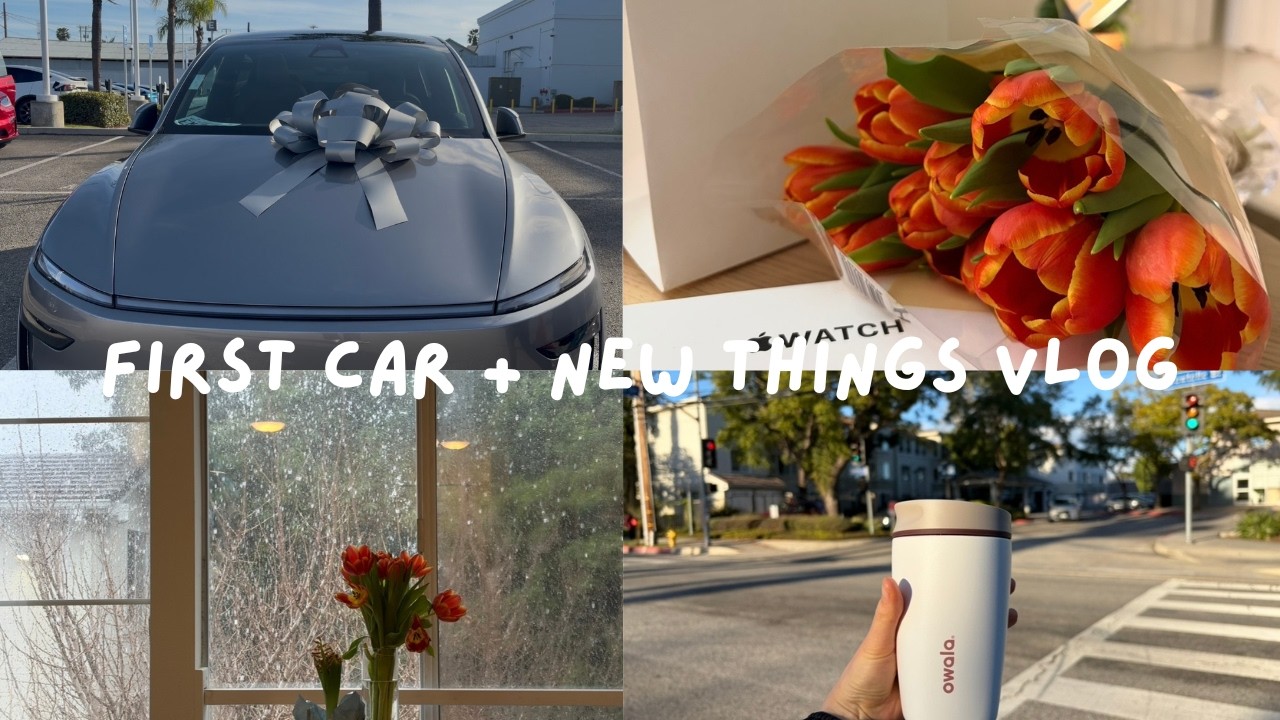 미국에서 첫 차 샀어요 🚗 | 미국간호사 | NP 대학원생 | 첫 애플워치 | 오왈라 텀블러 | 일상 브이로그