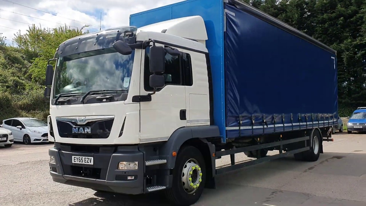 2015 MAN TGM 18.250 Euro 6 18t Curtain Truck For Sale [LOW MILEAGE]