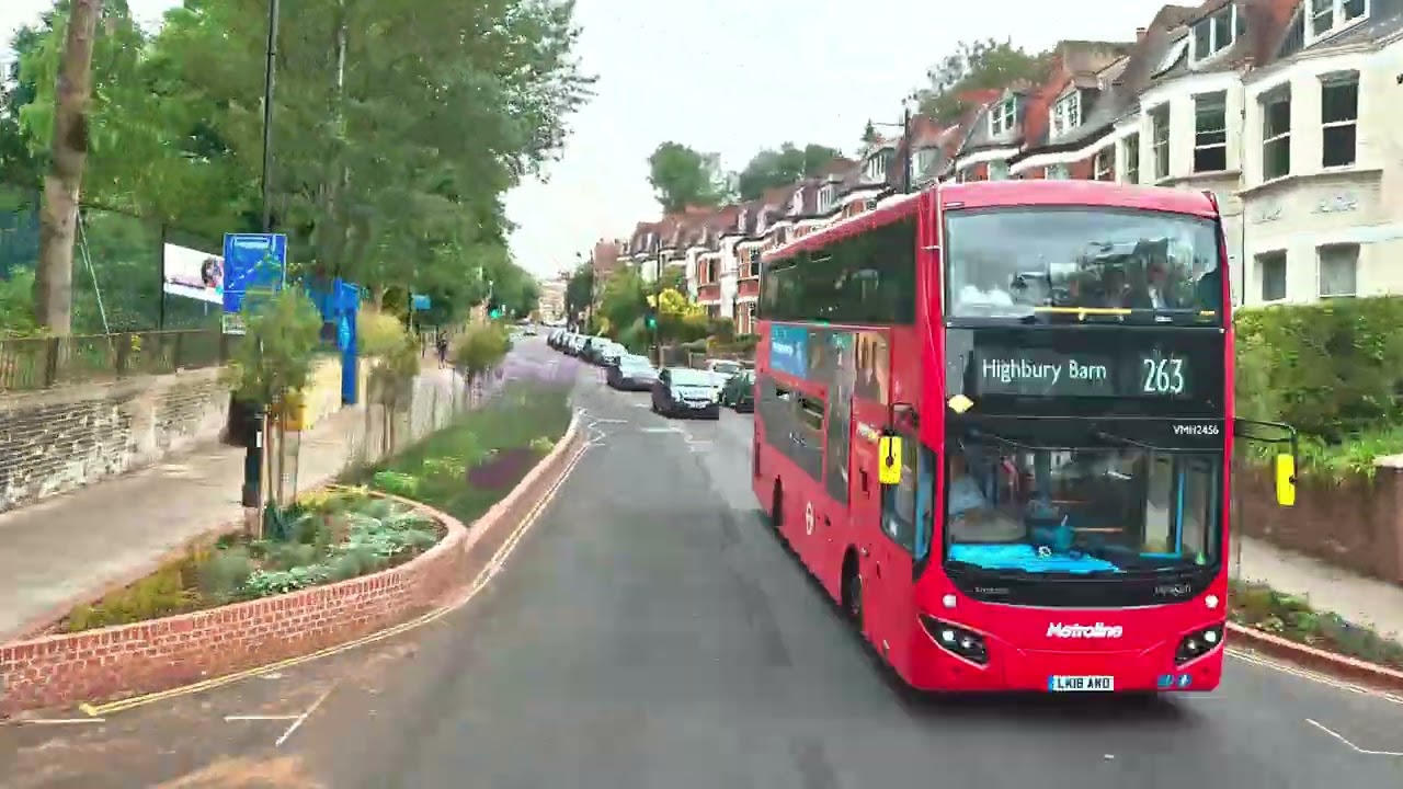 London Buses Route 210 | Full Route Visual Finsbury Park - Brent Cross (LK11CXS VW1182)