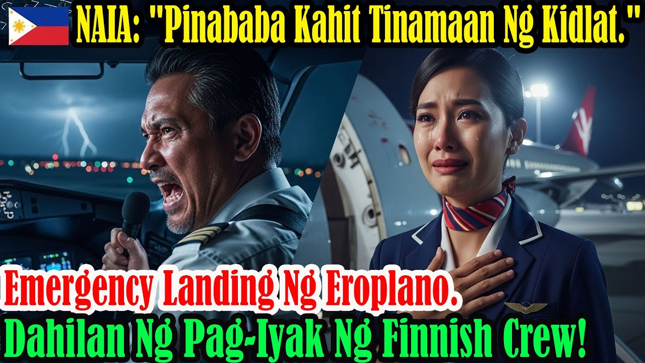 Tinanggap ng paliparan sa Pilipinas ang eroplano kahit tinamaan ng kidlat, nag-emergency landing....