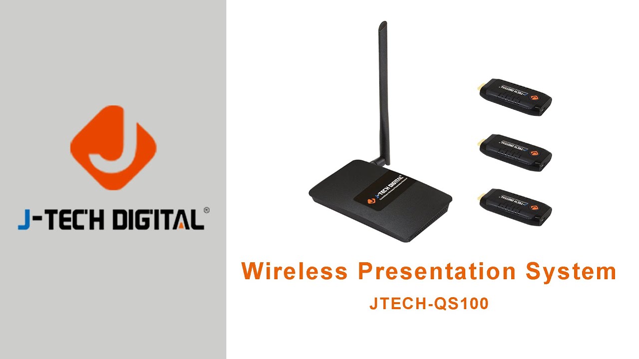 Wireless Presentation System (Model: JTECH-QS100)