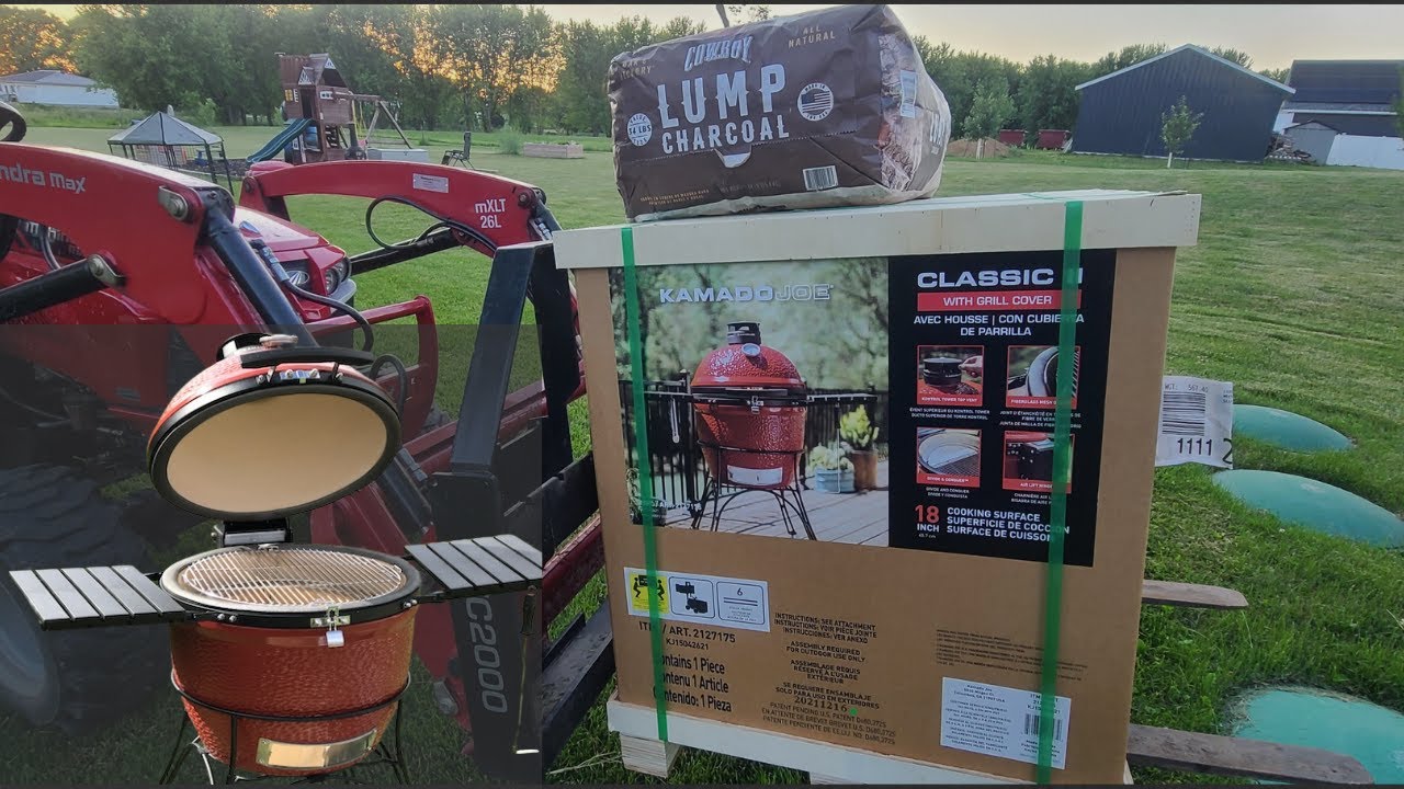 My first Kamado Joe - Kamado Joe Classic II Unboxing and assembly- Costco Deal!