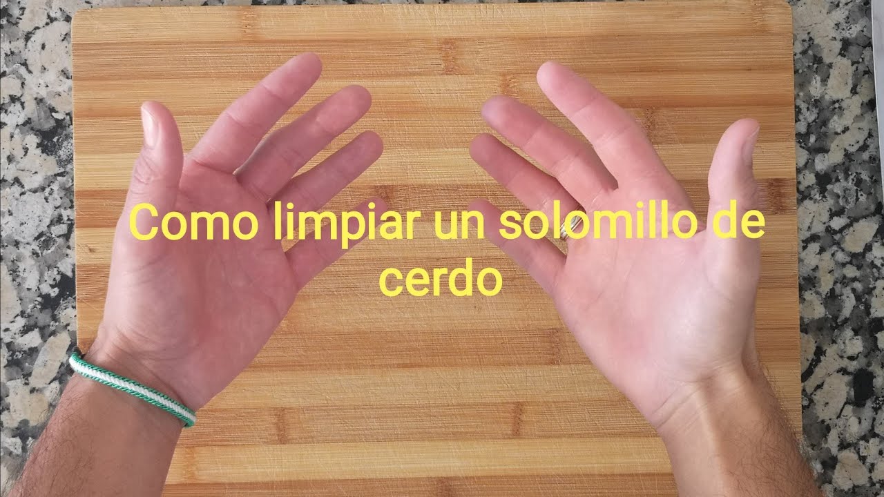 🐷Como limpiar un SOLOMILLO DE CERDO