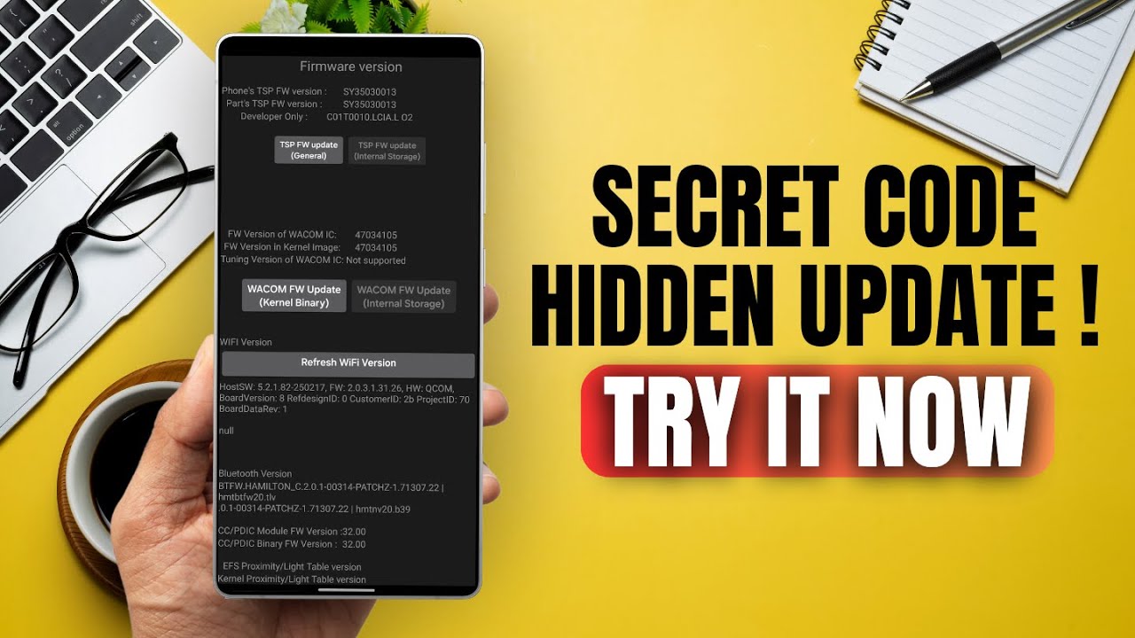 ОБНОВЛЕНИЕ СЕКРЕТНОГО КОДА для телефона Samsung Galaxy для повышения производительности и скорост...