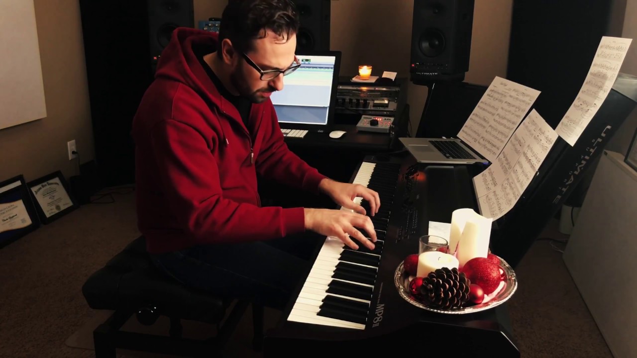 Silent Night - calming piano solo arranged by Charles Szczepanek