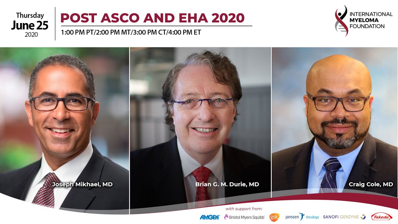 Post ASCO EHA 2020 Webinar