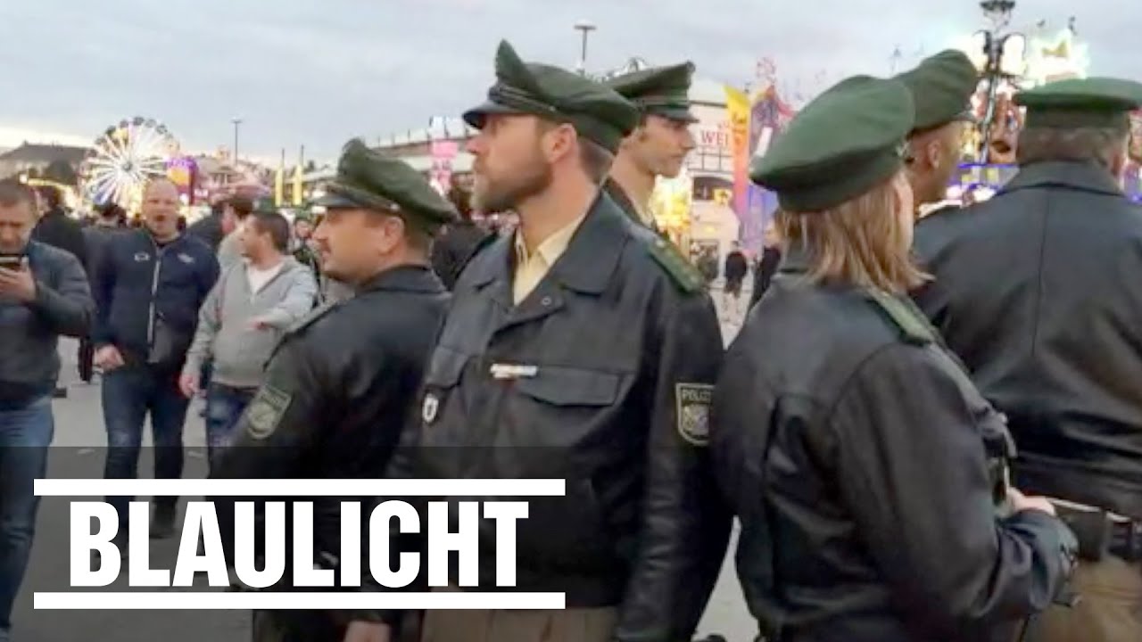 Polizei-Schicht auf dem Oktoberfest - BILD vor Ort ( besoffen / Bier / Schlägerei )