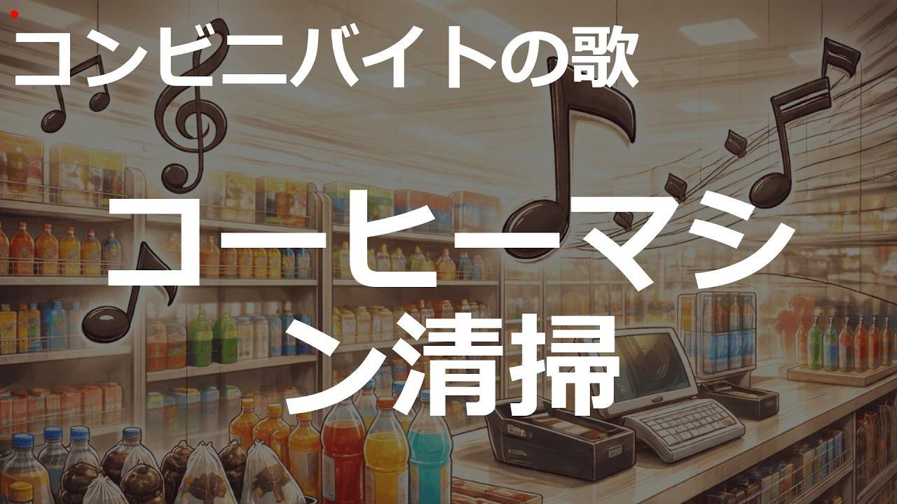 コーヒーマシン清掃 | コンビニバイトの歌 | キャリア | 社会 | #000#コンビニバイトの歌 #2020'sJ-POP