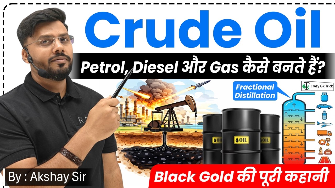 Crude Oil & Natural Gas: LPG, CNG, PNG & LNG में क्या अंतर है? | Current Affairs 2026 |By Akshay Sir