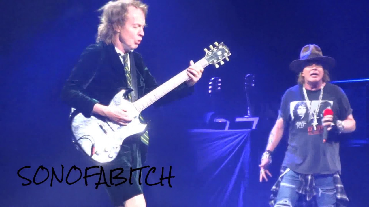 AC/DC with Axl Rose - Thunderstruck - Philadelphia, PA 9/20/16