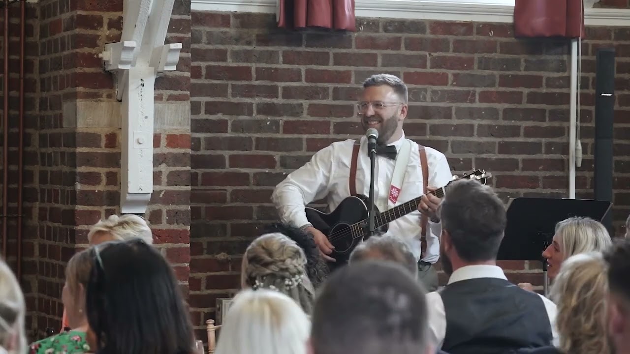Bride sets a challenge - Do a wedding speech like Tom Fletcher! God loves a trier!