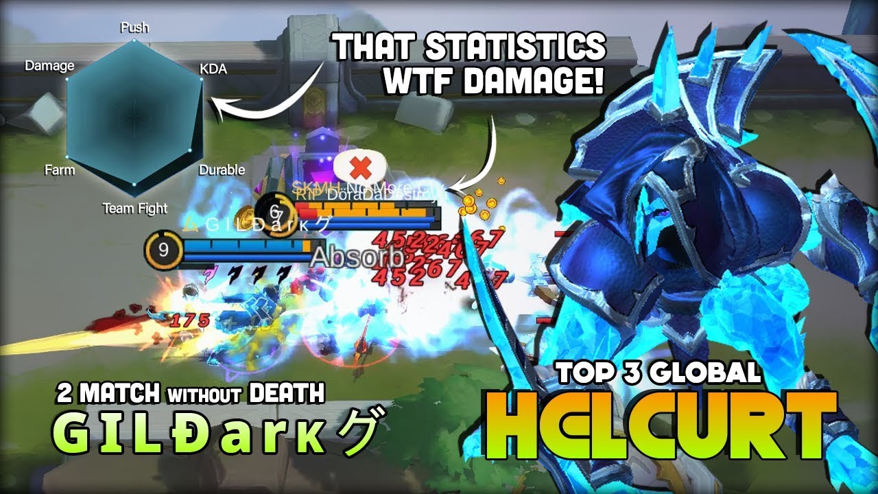 Helcurt Mid Lane?! Non Stop Roaming & Gank! G I L Ð a r ᴋ グ Top 3 Global Helcurt ~ Mobile Legends
