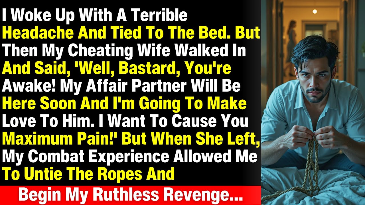 I Woke Up With A Terrible Headache And Tied To The Bed  But Then My Cheating Wife Walked In And Said