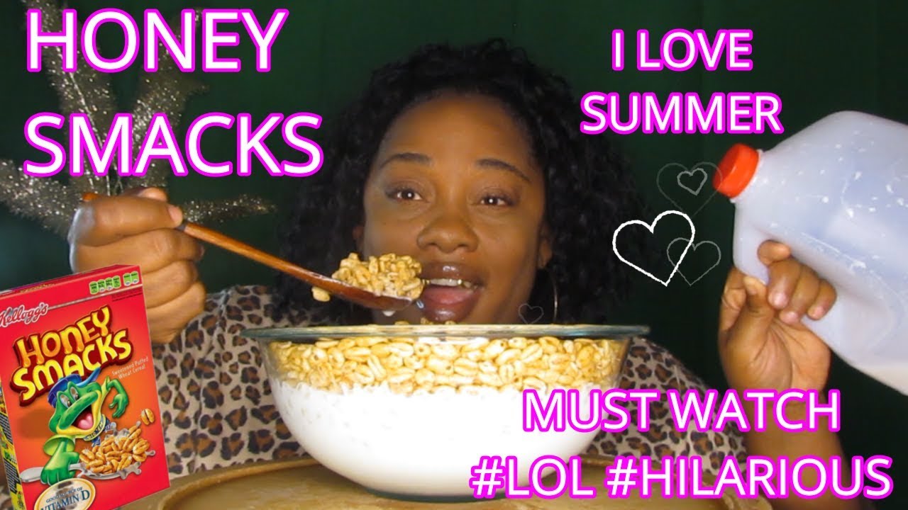 HONEY SMACKS ... YEP I LOVE SUMMER !!!! || MUKBANG | EATING SHOW