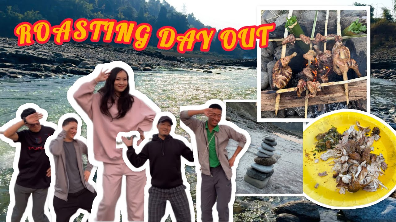 Roasting Day Out 🍗| Arunachal pradesh |Childhood Games, Good Food & Good Vibes