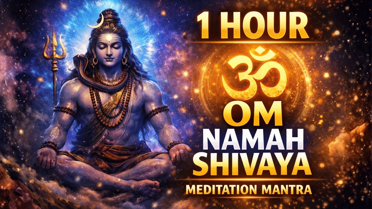 Om Namah Shivaya 🕉️ | 1 Hour Powerful Shiva Mantra for Peace, Healing & Positive Energy