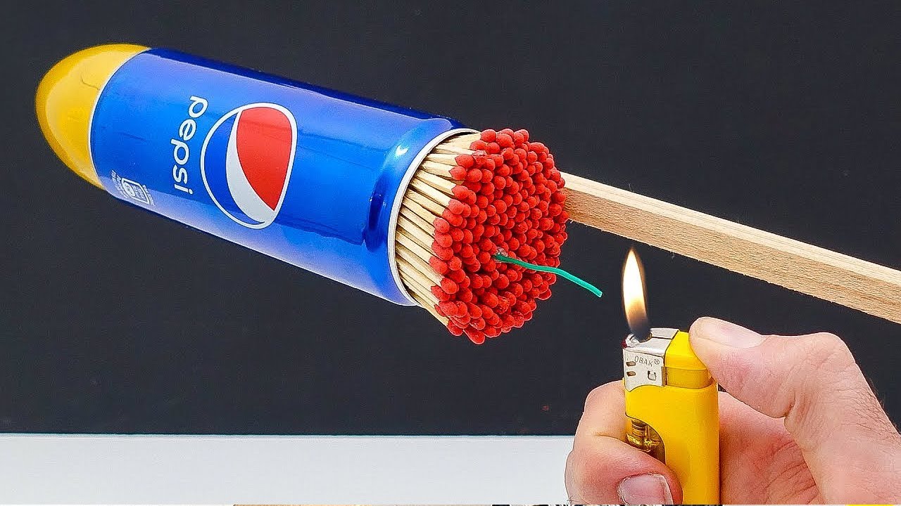 Je Transforme une Canette de Pepsi en une VÉRITABLE FUSÉE 🚀🔥
