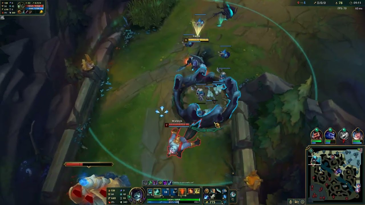 Yorick vs Warwick