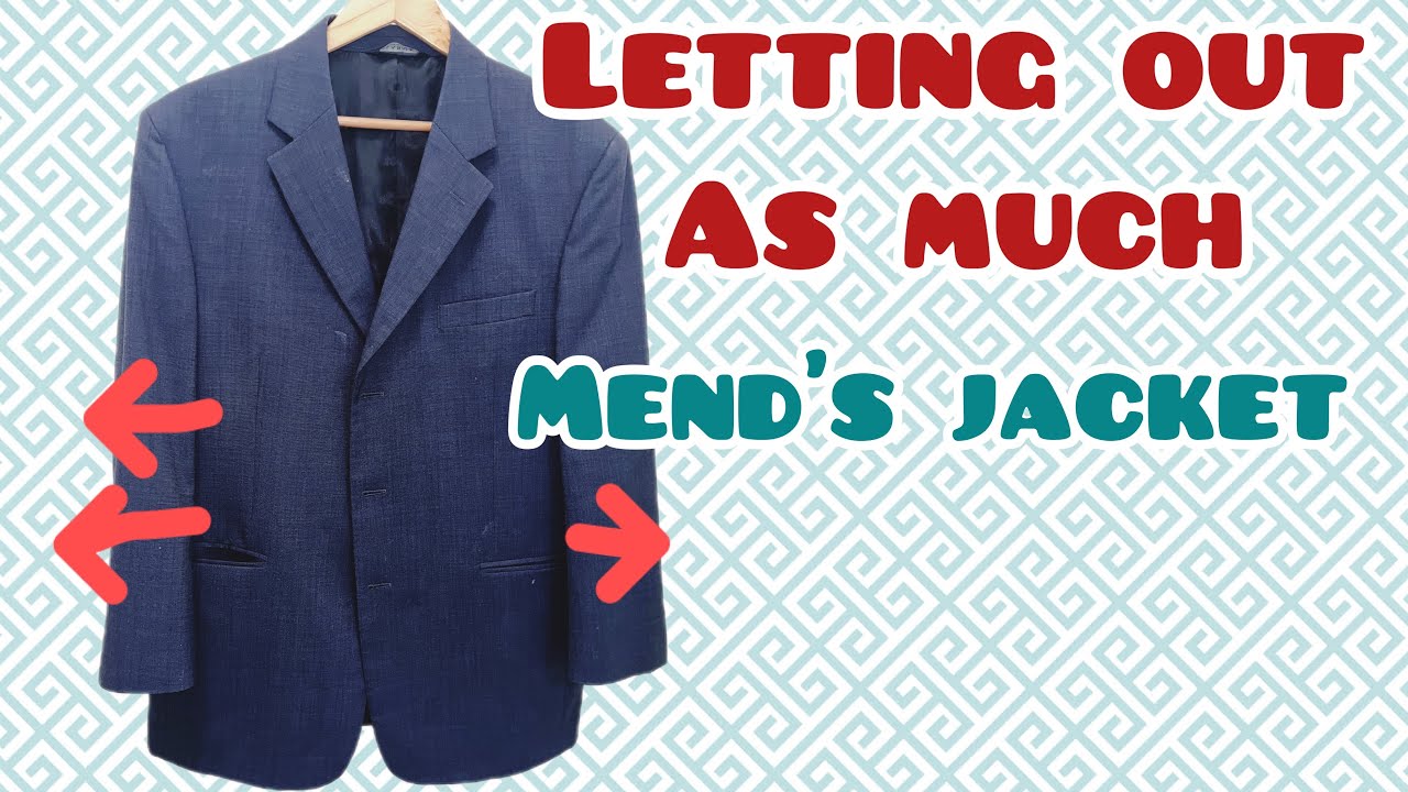 How to Let out most out of a Men’s Jacket | DIY By Ritzy |