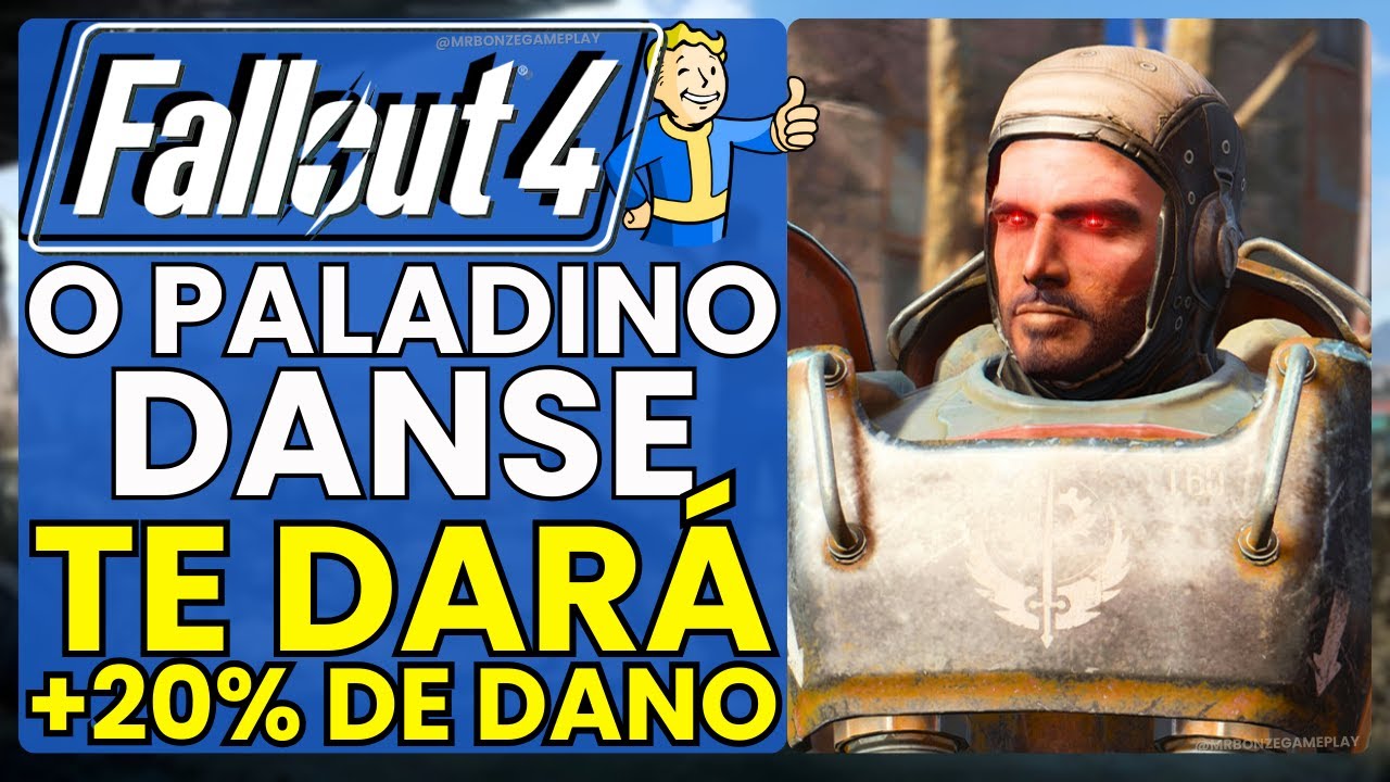 GUIA COMPLETO do PALADINO DANSE no Jogo Fallout 4 (História, Afinidade, Requisitos, Passiva e +)