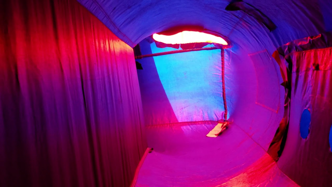 The inside inside of a bounce house!