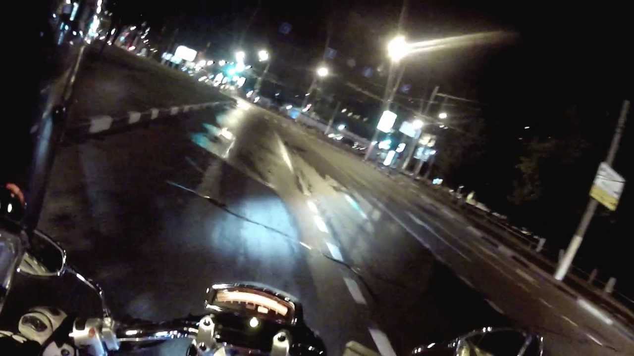 Fast riding in Moscow on Suzuki M109R (cobra exhaust) part 2