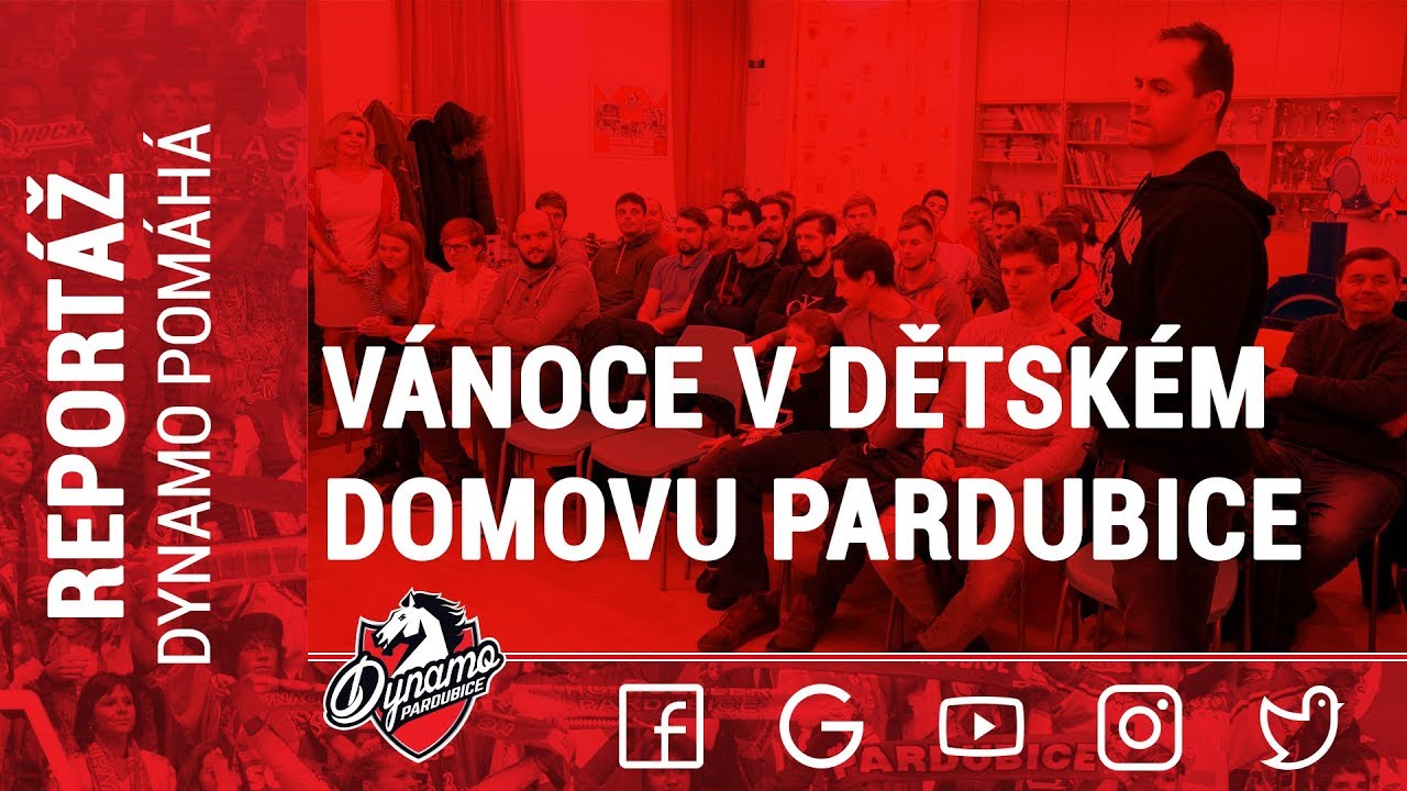 REPORTÁŽ | Vánoce 2017 v Dětském domovu Pardubice s Dynamem