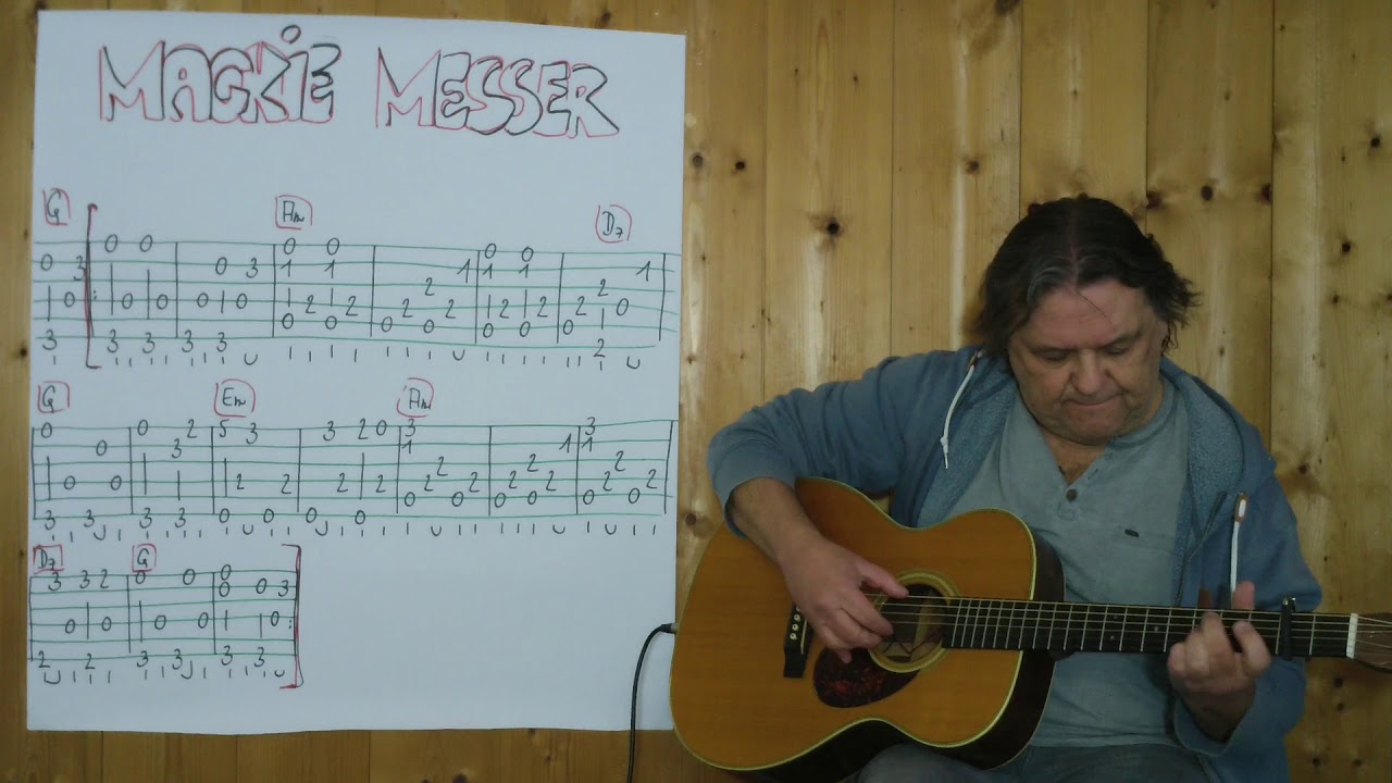 Fingerstyle Guitar Lesson # 334: MACKIE MESSER (Bert Brecht & Kurt Weill)