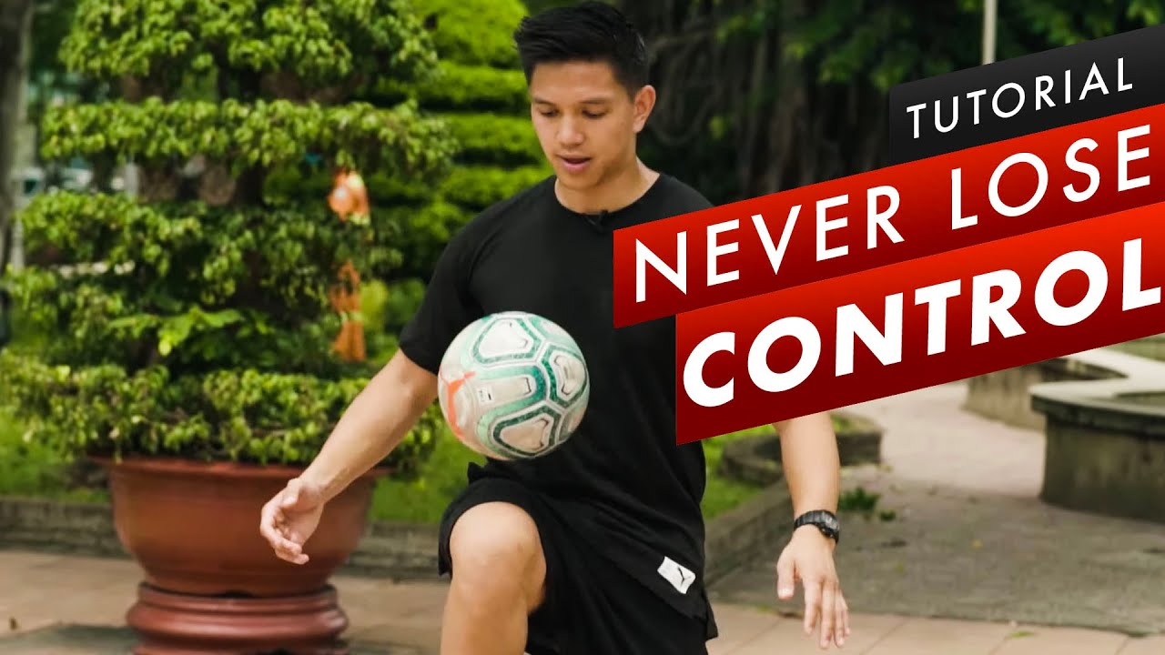 How To Keep The Ball Up | Football Soccer Skills Tutorial