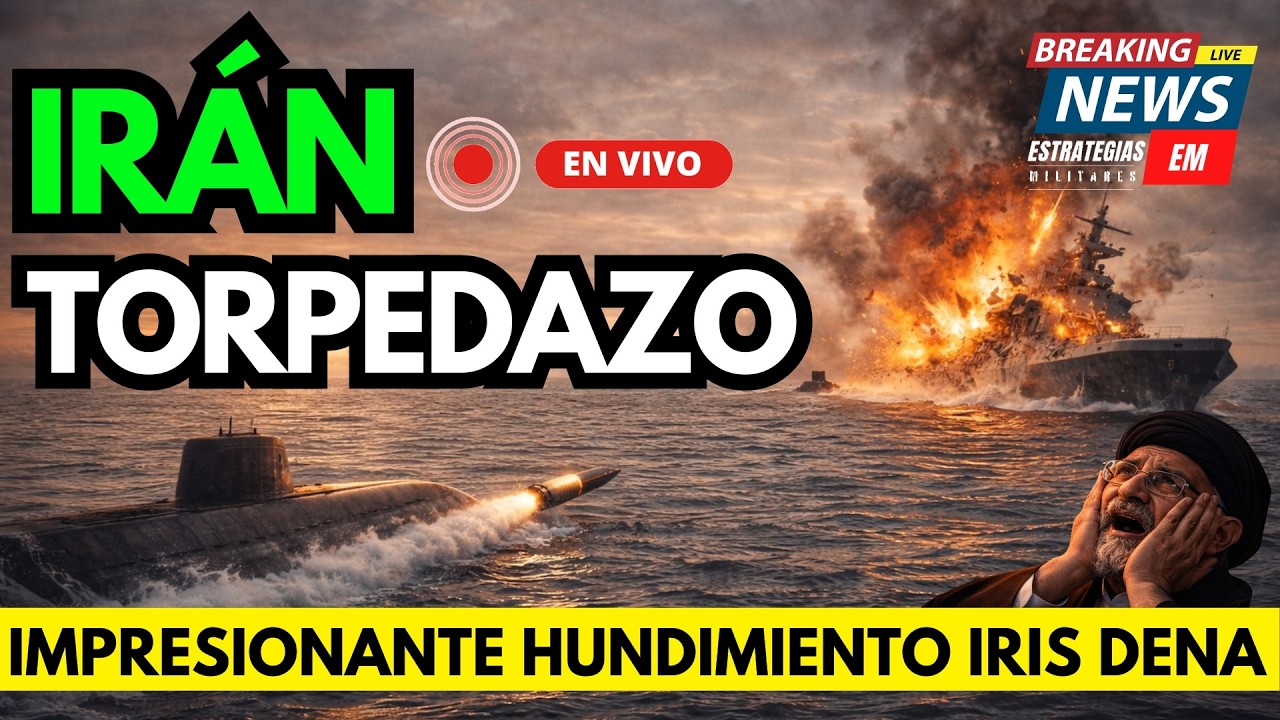 🚨 NOTICIAS IRÁN SUBMARINO DE EE.UU. HUNDE EL BUQUE MÁS GRANDE DE IRÁN
